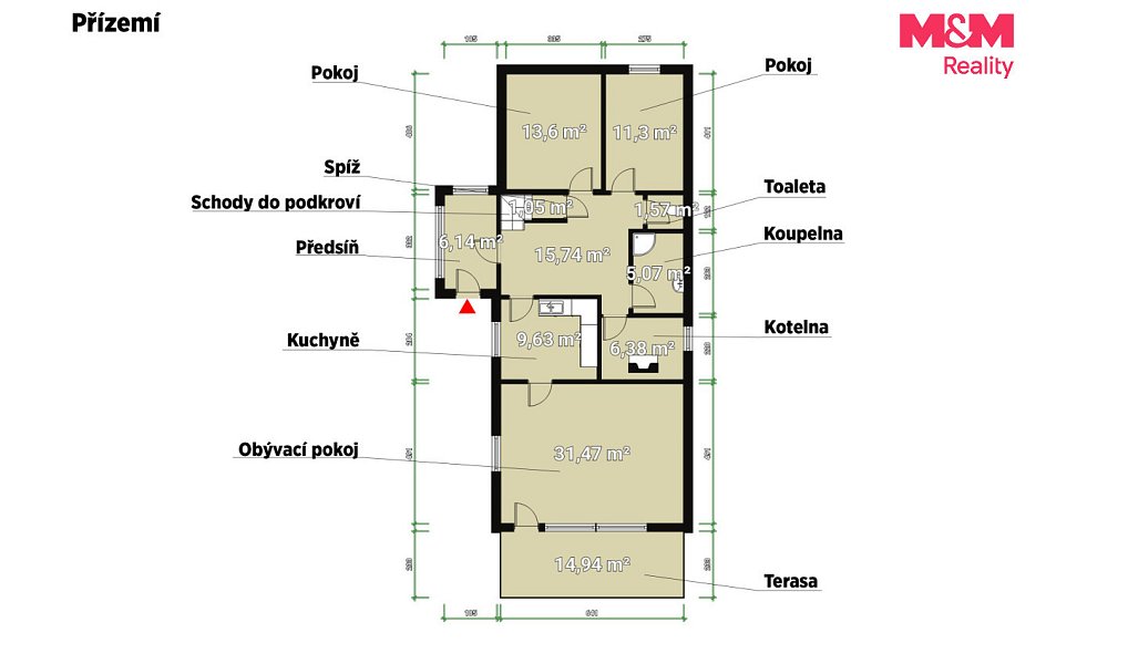 Prodej domu 170 m² s pozemkem 1 474 m², Lubenec – náhled fotky 4