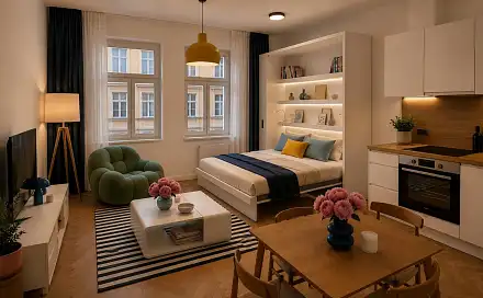 Pronájem bytu 1+kk 25 m²