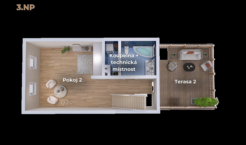 Prodej domu 210 m² s pozemkem 214 m², Ivančice – náhled fotky 49