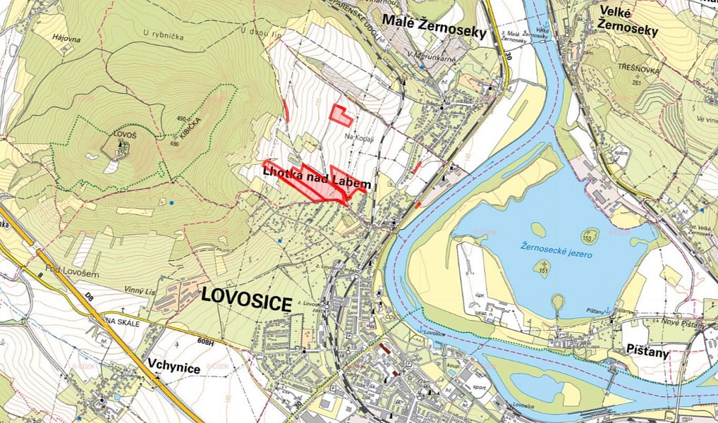 Prodej pole 72 188 m², Lhotka nad Labem – náhled fotky 3