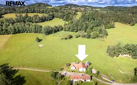 Prodej chaty/chalupy 170 m² s pozemkem 156 m², Vimperk - Bořanovice, okres Prachatice