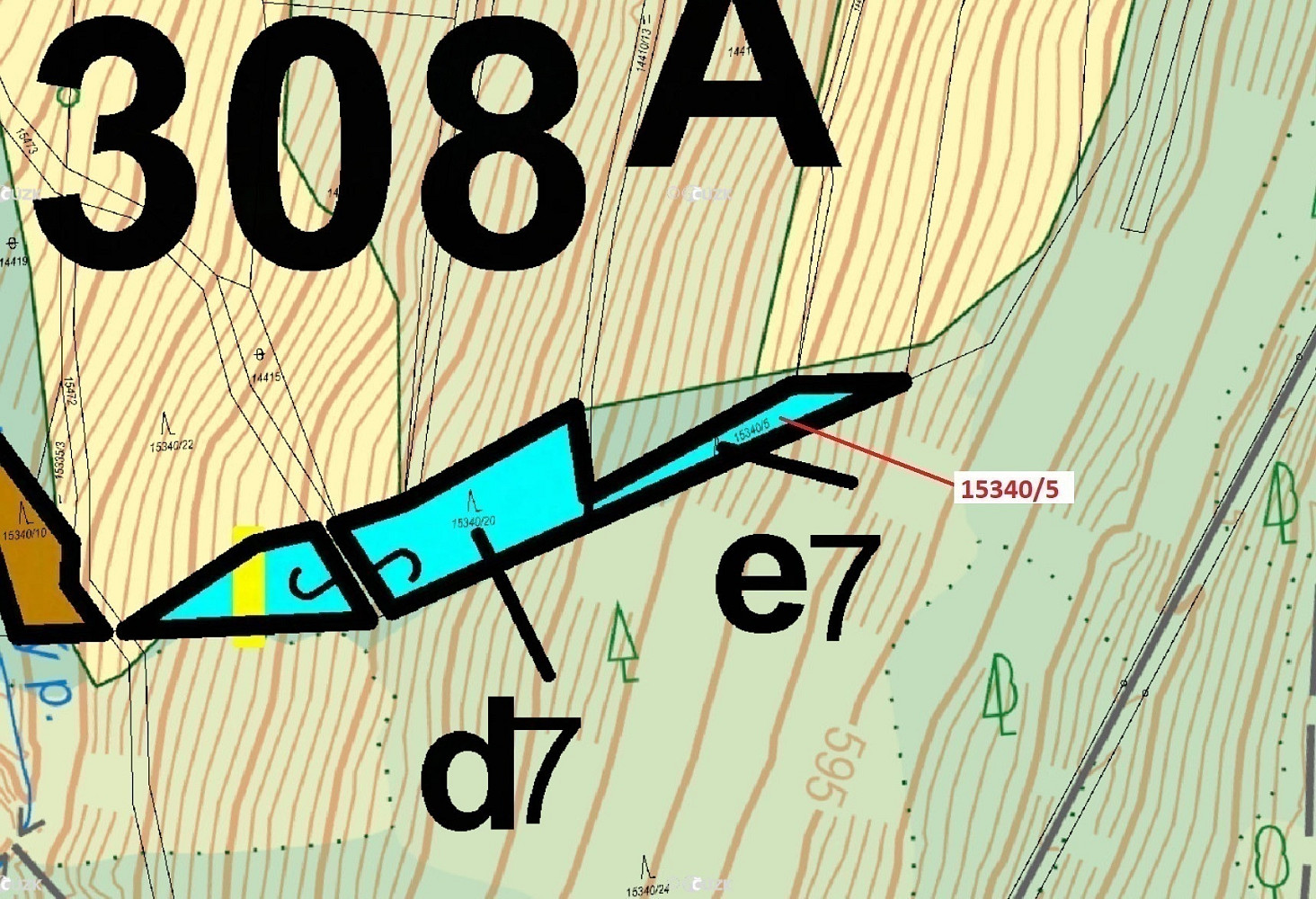 Dražba lesa 312 m² — photo 3