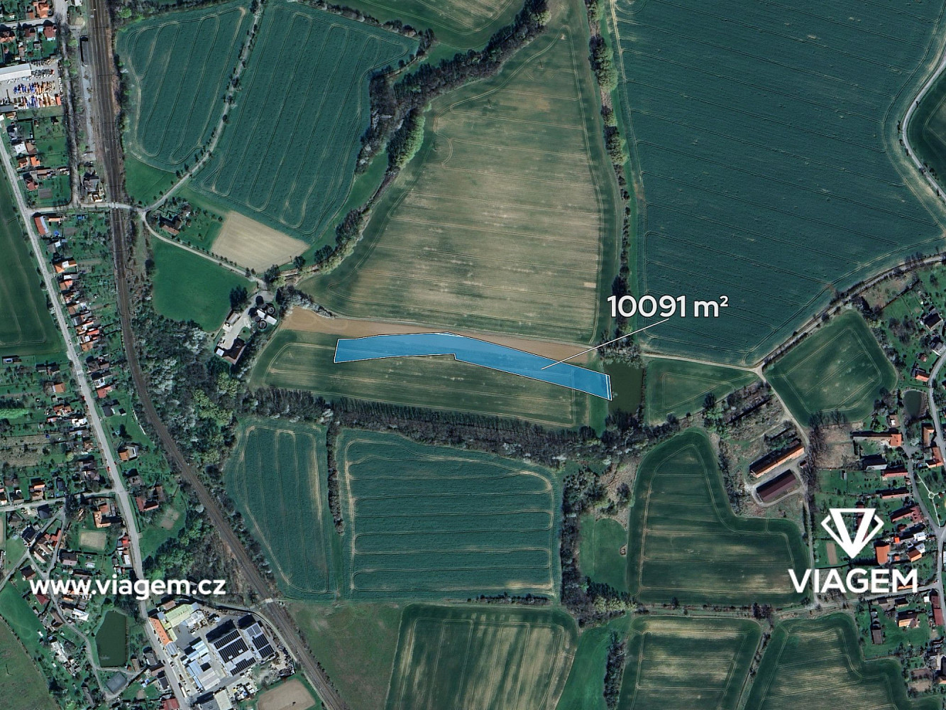 Pole 10 091 m², Podíl 33 % o výměře 3 363 m² – pohled 2