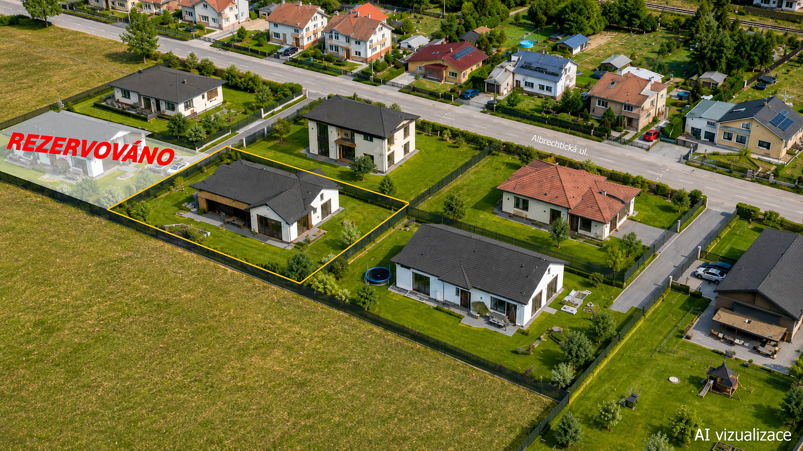 Prodej stavebního pozemku 1 191 m²