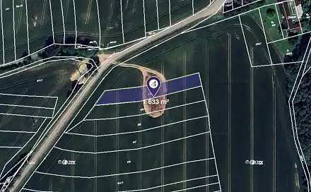 Prodej pole 1 633 m², Černýšovice, okres Tábor