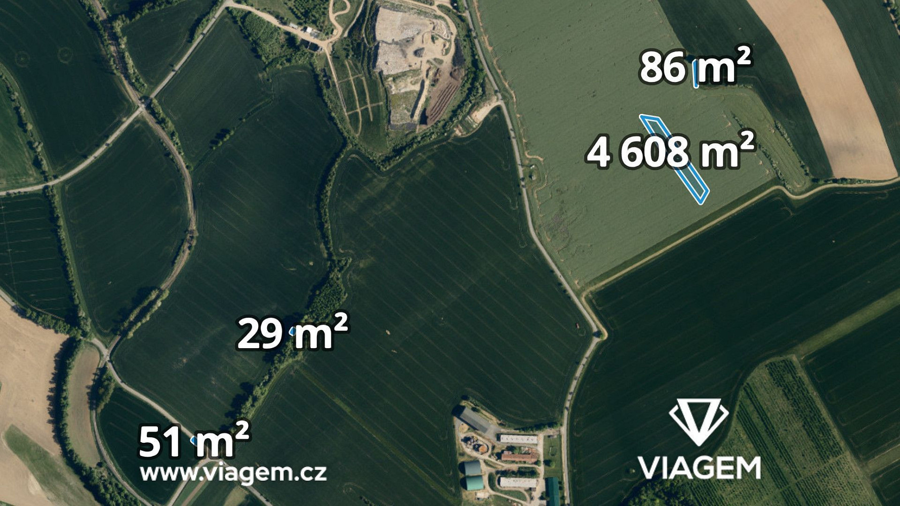 Prodej pole 550 m²