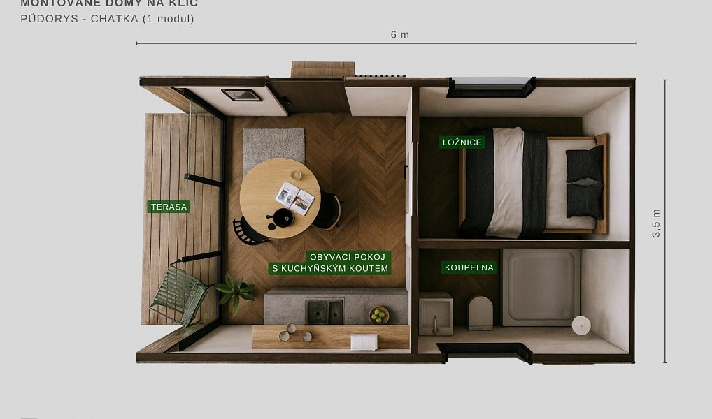 Prodej chaty/chalupy 21 m² s pozemkem 320 m², Seč – náhled fotky 2