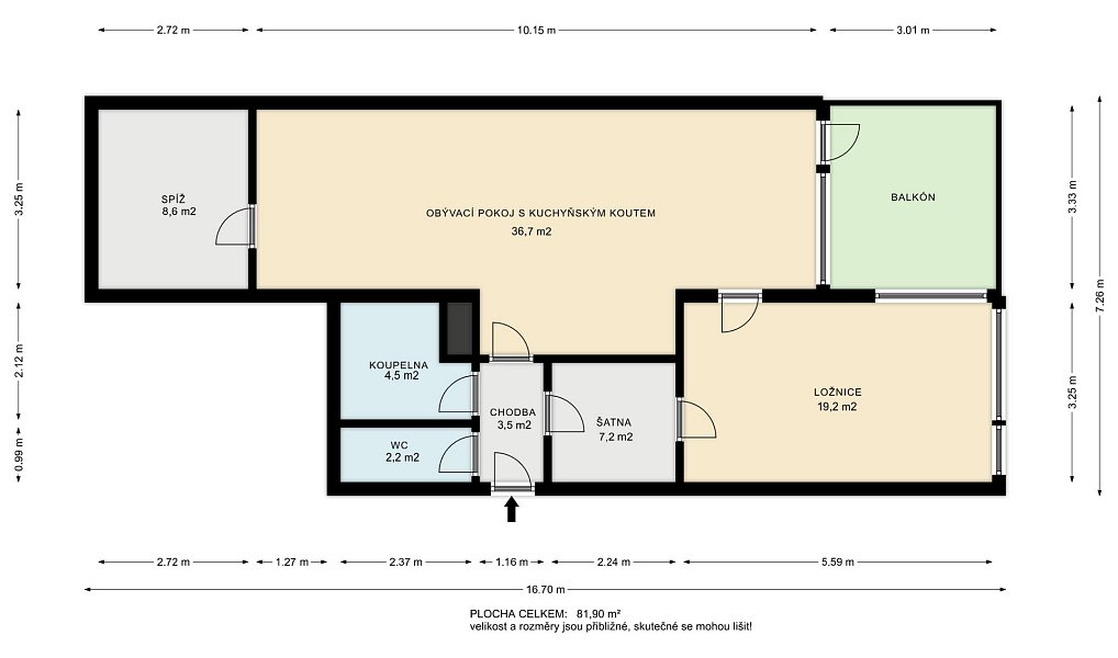 Prodej bytu 2+kk 81 m², Brno – náhled fotky 15