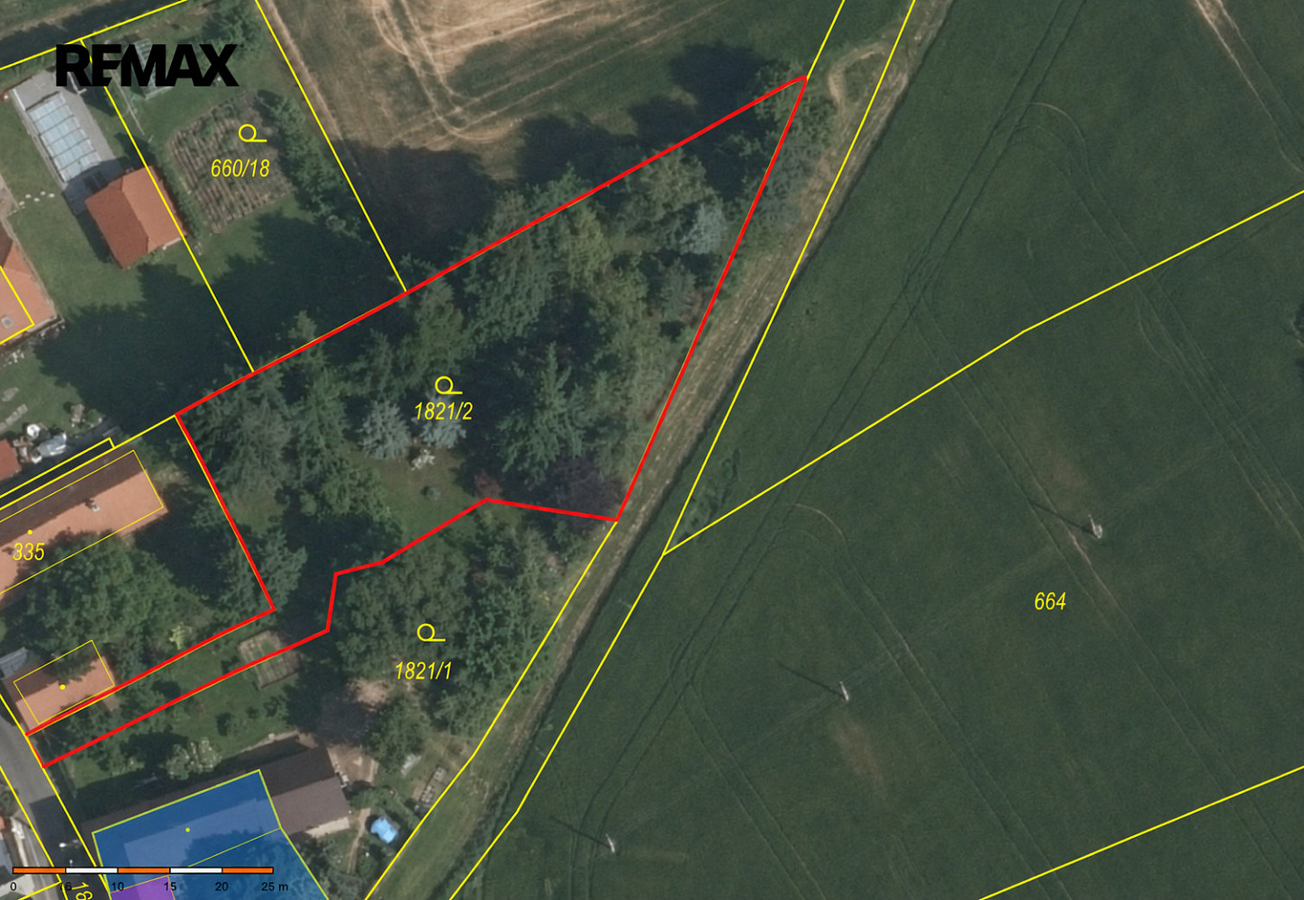 Prodej stavebního pozemku 1 391 m²