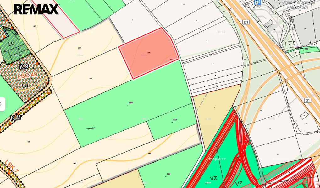 Prodej pole 17 034 m², Dobřejovice – náhled fotky 2