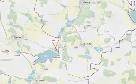 Dražba lesa 2 662 m², Hradiště