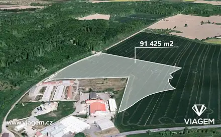 Prodej pole 2 066 m², Uherské Hradiště