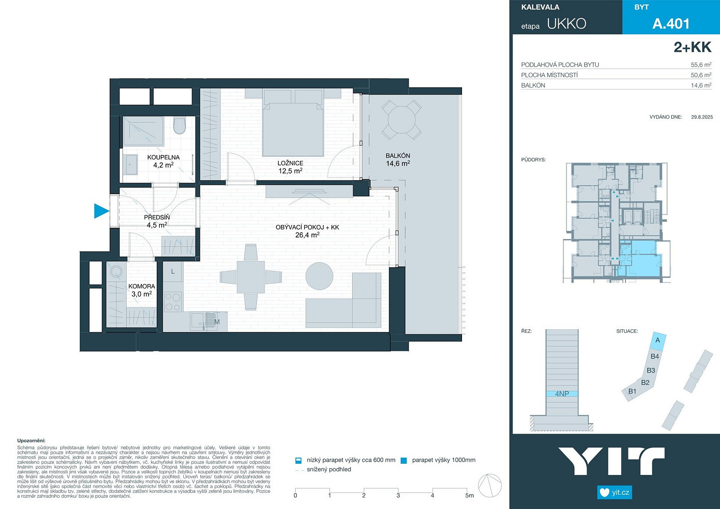 Prodej bytu 2+kk 51 m² – fotografie 2