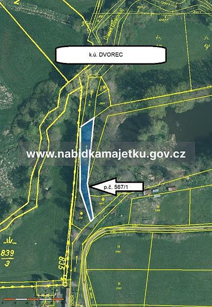 Prodej vodní plochy 525 m²