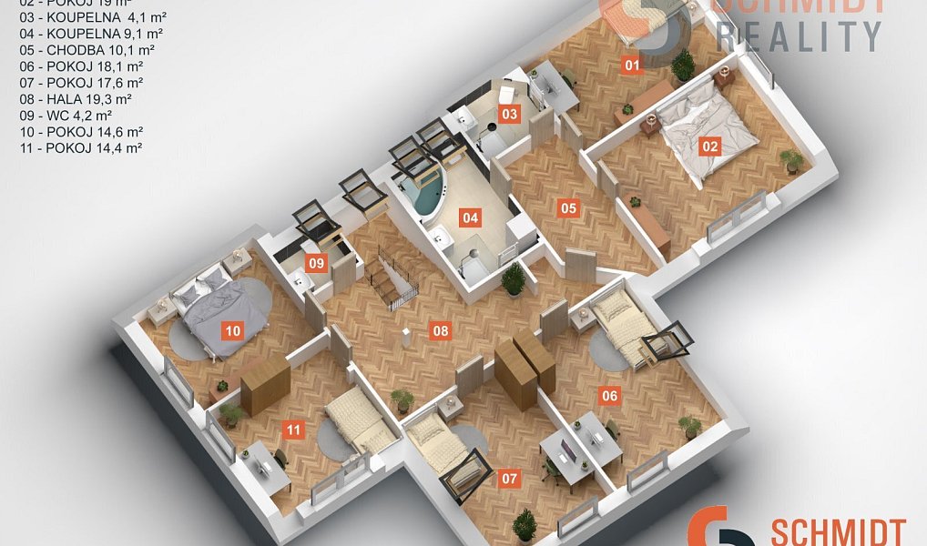 Prodej domu 245 m² s pozemkem 550 m², Velké Bílovice – náhled fotky 14