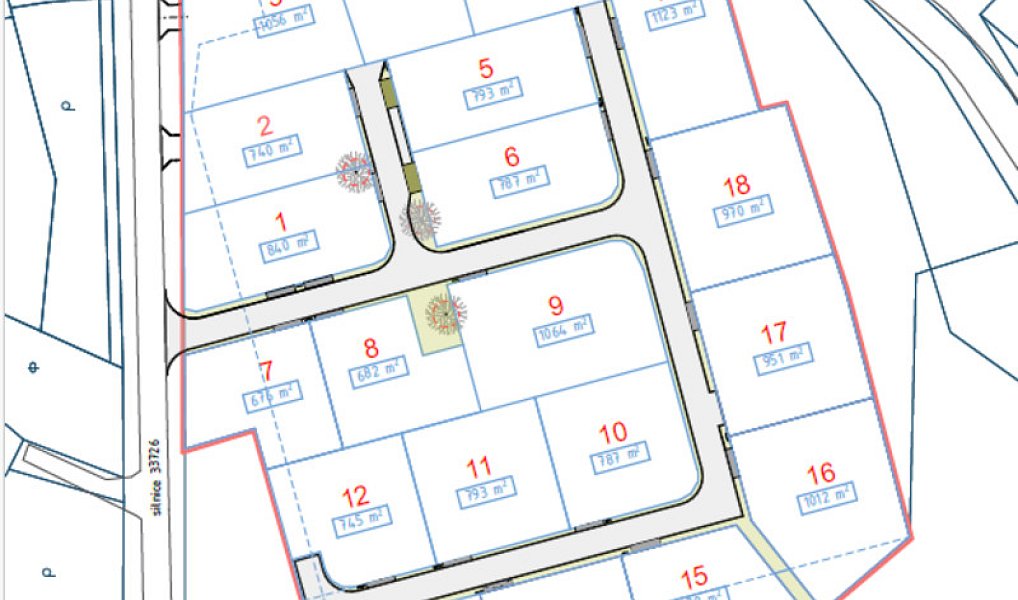 Prodej stavebního pozemku 740 m², Žleby – náhled fotky 4