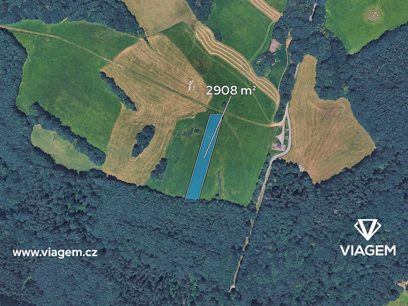 Prodej pole 1 454 m² – fotografie 2