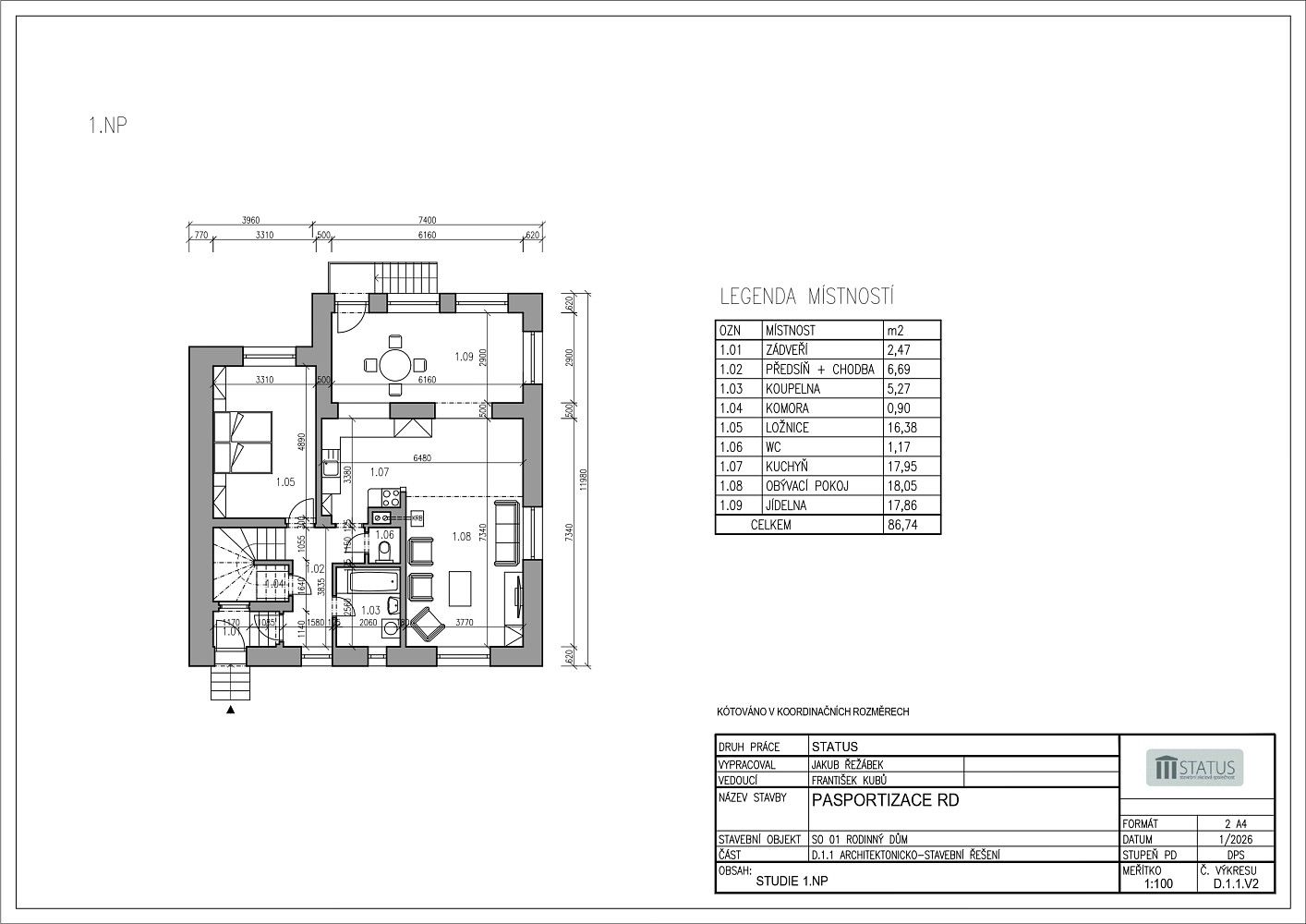 Prodej domu 257 m² s pozemkem 1 016 m² – pohled 5