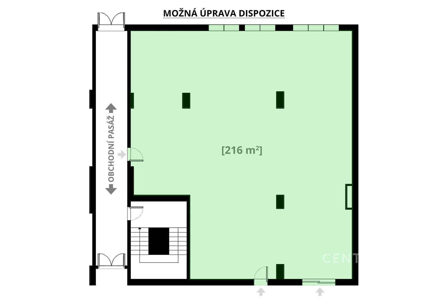 Prodej obchodních prostor 216 m² – fotografie 3