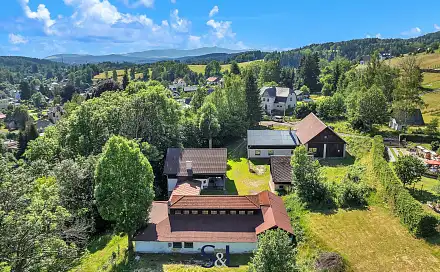 Prodej domu 120 m² s pozemkem 6 415 m², Lučany nad Nisou, okres Jablonec nad Nisou
