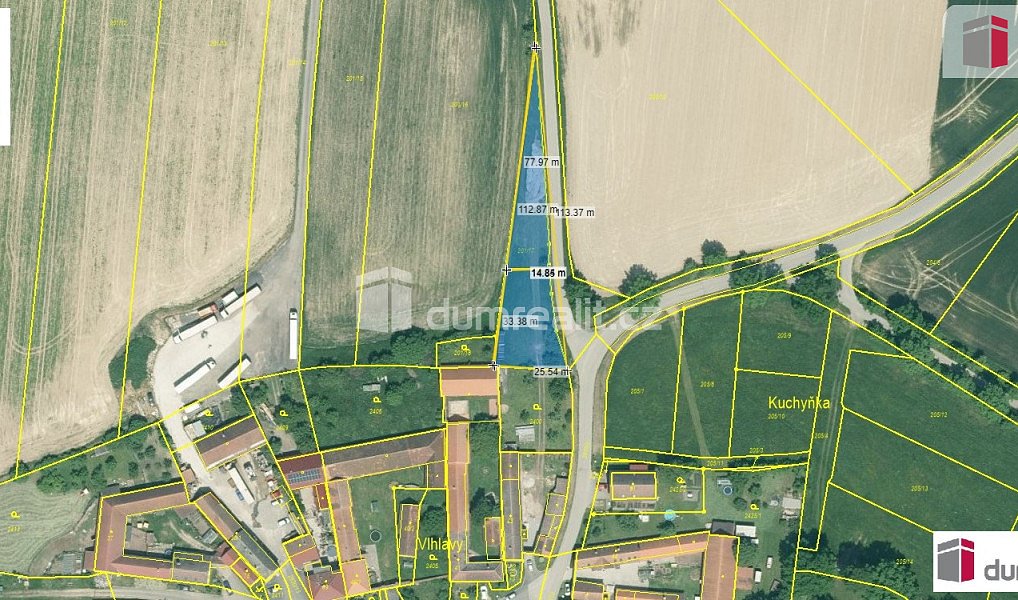 Prodej stavebního pozemku 1 318 m², Sedlec – náhled fotky 3