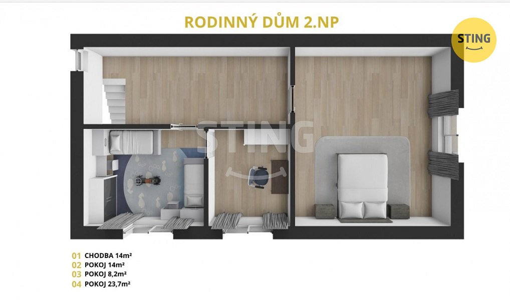 Prodej domu 140 m² s pozemkem 704 m², Holasovice – náhled fotky 16