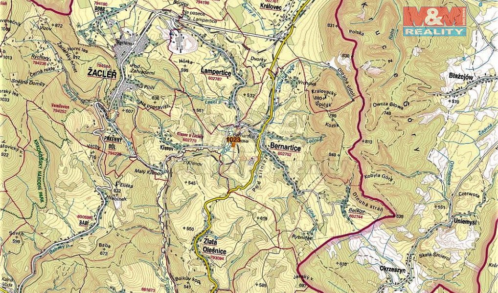 Prodej pole 4 370 m², Bernartice – náhled fotky 2