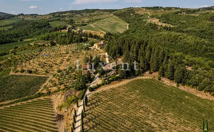 Prodej domu 1 130 m² s pozemkem 11 000 m², Castellina in Chianti, Itálie