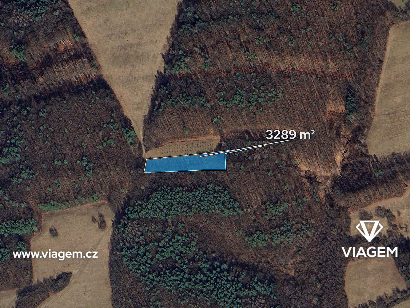 Prodej pole 1 096 m² – fotografie 2