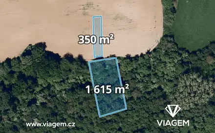Prodej pole 982 m², Újezdec, okres Uherské Hradiště
