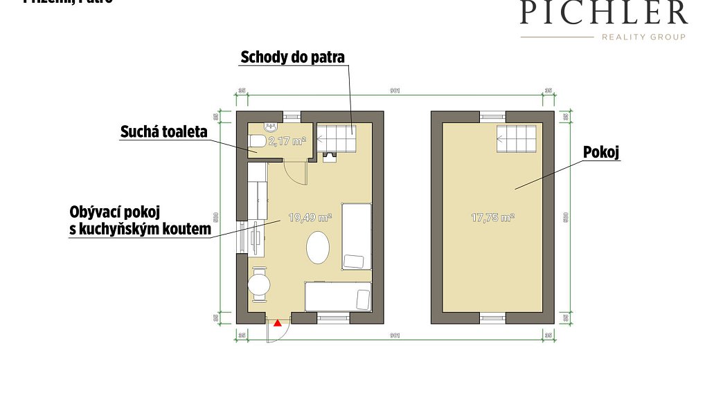 Prodej chaty/chalupy 39 m² s pozemkem 388 m², Příchovice – náhled fotky 4