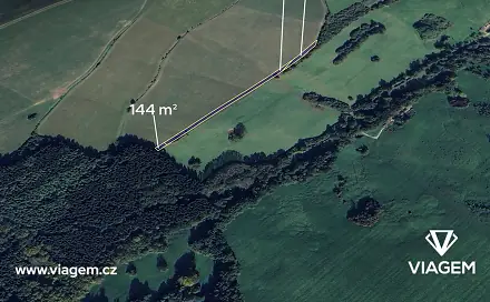 Prodej pole 811 m², Strání, okres Uherské Hradiště