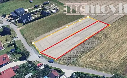 Prodej stavebního pozemku 1 435 m², Psinek, Staré Hradiště, okres Pardubice