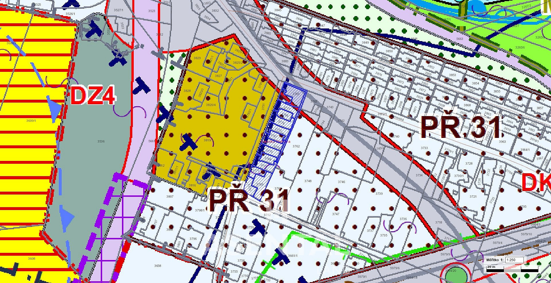 Prodej komerčního pozemku 3 625 m² – fotografie 4