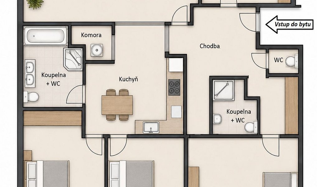 Pronájem bytu 5+kk 191 m², Praha – náhled fotky 26