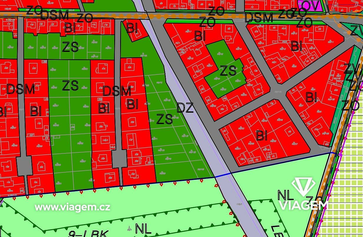 Zahrada 403 m² – pohled 2