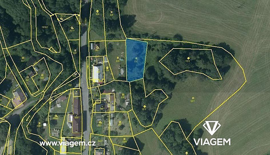 Prodej zahrady 740 m² – fotografie 2