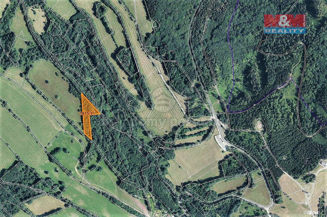 Prodej lesa 7 083 m²
