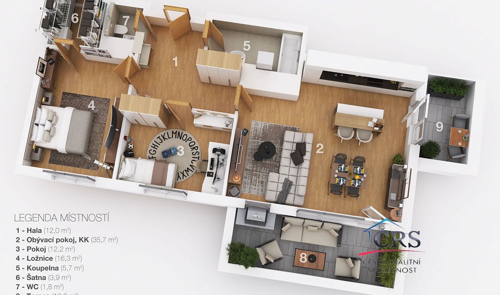 Prodej bytu 3+kk 93 m², Praha – náhled fotky 3