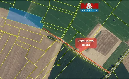 Prodej pole 9 520 m², Voděrady, okres Blansko