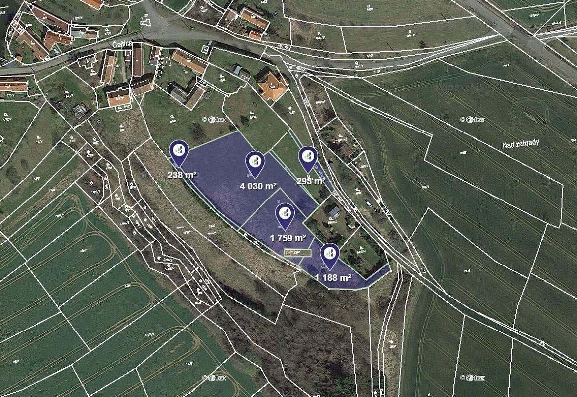 Prodej louky 7 508 m²