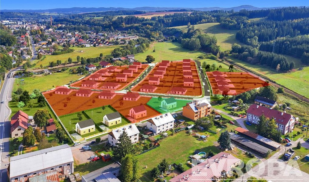 Prodej stavebního pozemku 1 131 m², Hostinné – náhled fotky 13