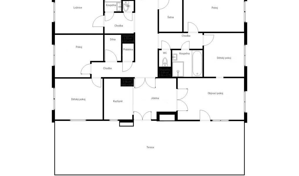 Prodej bytu 6+kk 153 m², Rožnov pod Radhoštěm – náhled fotky 3