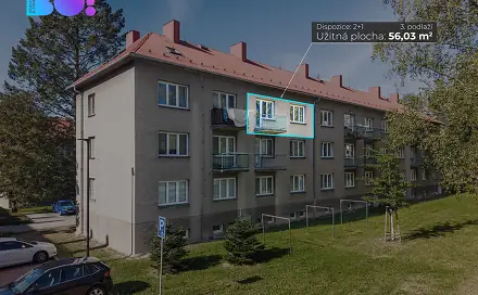 Prodej bytu 2+1 54 m²