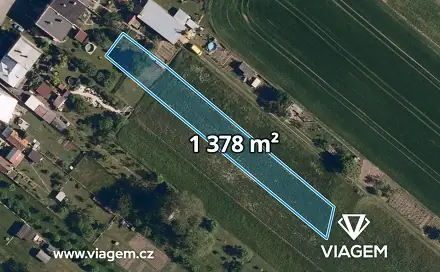 Prodej zahrady 706 m², Kvasice, okres Kroměříž