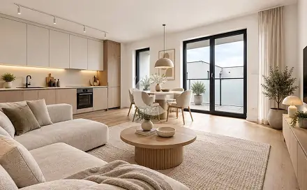 Prodej bytu 2+kk 56 m², Elektrická, Zlín - Prštné