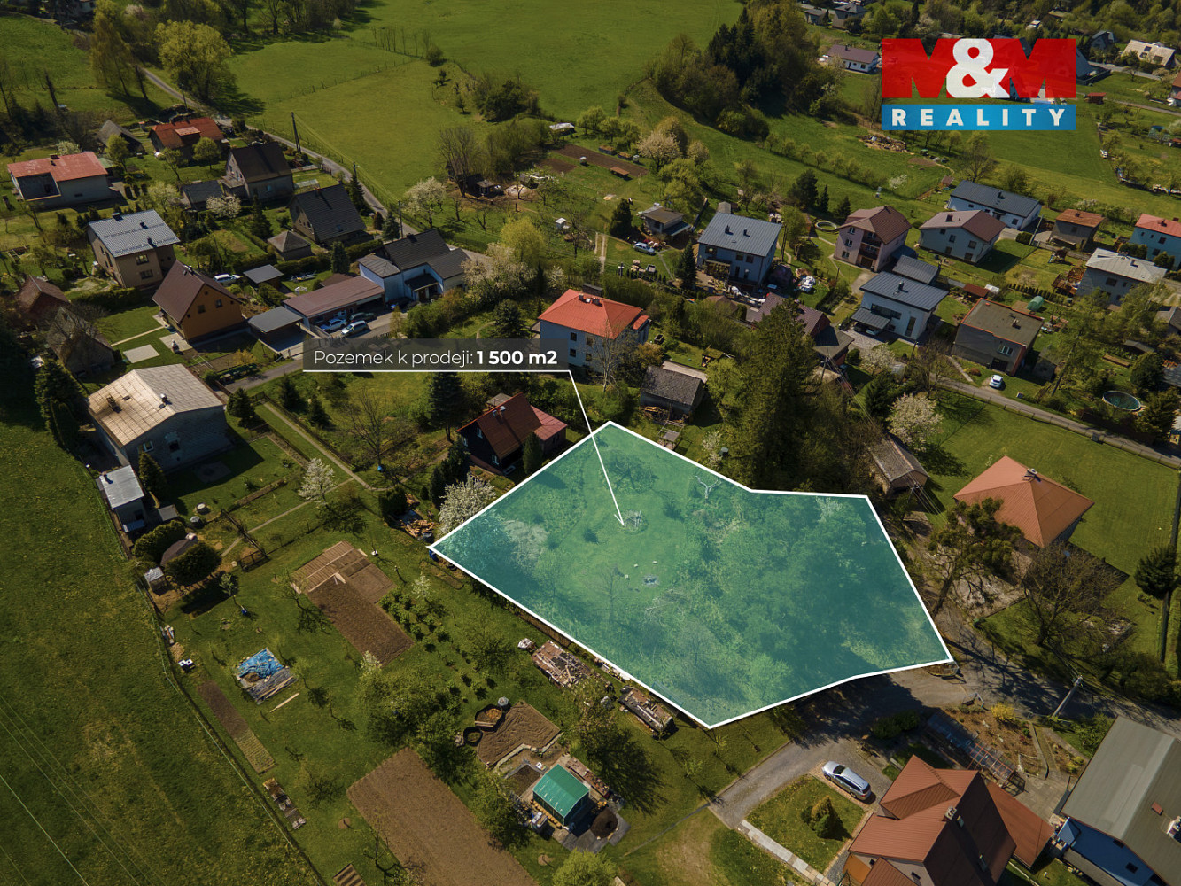 Prodej stavebního pozemku 1 500 m² — photo 3