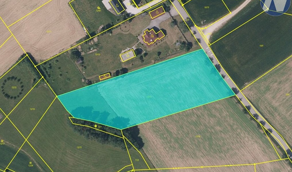 Prodej stavebního pozemku 7 124 m², Vrbice – náhled fotky 3