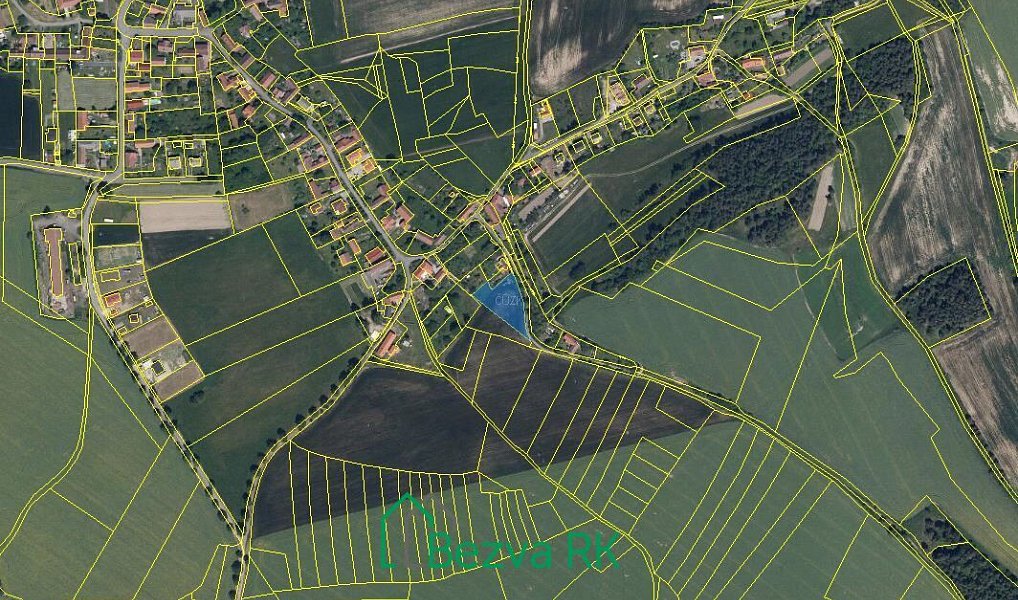 Prodej stavebního pozemku 1 980 m², Zbenice – náhled fotky 3