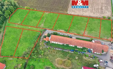 Prodej stavebního pozemku 10 955 m², Ostružno, okres Jičín